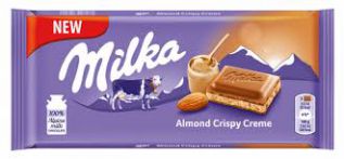Milka Almond Crispy Creme